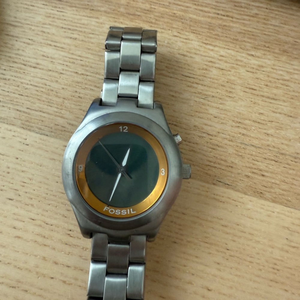 Fossil Silver and Gold Smartwatch